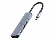 GEMBIRD A-CM-COMBO5-03 Wieloportowy Adapter USB Type C 5w1 Hub + HDMI + PD GEMBIRD