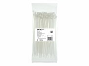 QOLTEC 52203 Qoltec Opaska zaciskowa 4.8x200 100szt nylon UV Biała QOLTEC