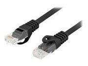 LANBERG Patchcord kat.6 UTP LSZH CU 3m czarny Fluke passed LANBERG