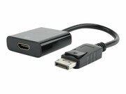 GEMBIRD AB-DPM-HDMIF-002 Gembird adapter Displayport(M) -> HDMI(F) 10cm, czarny, blister GEMBIRD