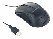 GEMBIRD MUS-3B-02 Gembird mysz optyczna USB MUS-3B-02, 1000 DPI, USB, czarna GEMBIRD