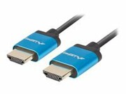 LANBERG HDMI M/M v2.0 cable 0.5m black 4K slim LANBERG