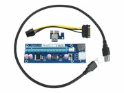 GEMBIRD RC-PCIEX-03 Gembird Karta rozszerzeniowa typu Riser PCIe x1 > x16 GEMBIRD