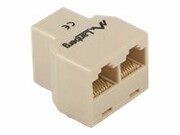 LANBERG AD-RJ45-2RJ45-OU Lanberg Adapter złączka sieciowa RJ-45->X2 RJ45 LANBERG
