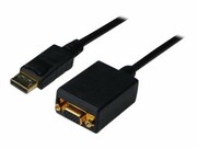 DIGITUS adaptor cable displayPort VGA HD15 0.15m AWG28 2x shielded DIGITUS