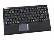 KEYSONIC ACK-540U+ IcyBox KeySonic mini klawiatura, smart touchpad, USB 2.0, Czarna KEYSONIC