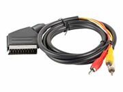LANBERG CA-EURC-10CC-0018-BK Lanberg kabel Scart-RCA x3 1.8m8m LANBERG