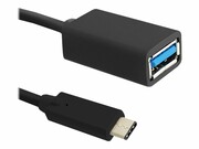 QOLTEC 50485 Qoltec Kabel USB 3.1 typ C męski USB 3.0 A żeński 0.2m QOLTEC