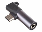 AKYGA Adapter AK-AD-62 USB type C m / USB type C f / Jack 3.5 mm AKYGA