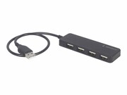 GEMBIRD Hub USB Typ C 4 x USB 2.0 czarny GEMBIRD