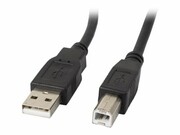 LANBERG CA-USBA-11CC-0050-BK Lanberg kabel USB 2.0 AM-BM ferryt 5m czarny LANBERG