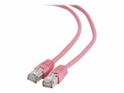 GEMBIRD patchcord RJ45 kat 6 FTP 5m różowy GEMBIRD