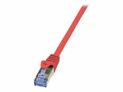 LOGILINK CQ3054S LOGILINK Patchcord Cat.6A 10G S/FTP PIMF PrimeLine 2m czerwony LOGILINK