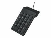 GEMBIRD KPD-U-03 klawiatura numeryczna USB czarna typu slim 18 klawiszy GEMBIRD