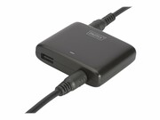 DIGITUS DA-10191 Samochodowy zasilacz do laptopa, 90W UltraSlim, port USB (5V/2.4A), 11 adapterów DIGITUS