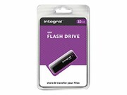 INTEGRAL INFD32GBBLK Integral pamięć USB 32GB Black, USB 2.0 with removable cap INTEGRAL MEMORY PLC