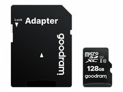 GOODRAM Karta Pamięci Micro SDXC 128GB Class 10 UHS-I + Adapter GOODRAM