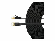 EDIMAX CAT7 U-FTP AWG32 Bare copper Flat Patch cord 3M Black EDIMAX