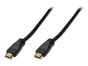 DIGITUS HDMI High Speed connection cable type A w/ amp. M/M 10.0m Full HD CE gold bl DIGITUS