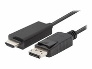 LANBERG Kabel DisplayPort M v1.1->HDMI M 3m czarny LANBERG
