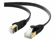 EDIMAX CAT8 U-FTP AWG26 Bare copper Flat Patch cord 3M Black EDIMAX