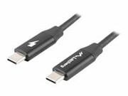 LANBERG USB-C M/M 2.0 cable 1m Quick Charge 4.0 black LANBERG
