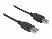 MANHATTAN 337779 Manhattan Kabel USB 2.0 A-B M/M 5m czarny IC INTRACOM