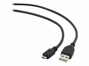 GEMBIRD CCP-mUSB2-AMBM-0.1M Gembird kabel Micro-USB 2.0, 0.1m, czarny GEMBIRD