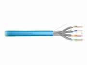 DIGITUS Installation cable cat.6A U/FTP Dca solid wire AWG 23/1 LSOH 50m blue foiled DIGITUS