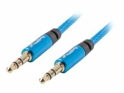 LANBERG CA-MJMJ-10CU-0030-BL Lanberg Premium kabel Audio Mini jack 3,5mm 3pin, 3m Niebieski LANBERG