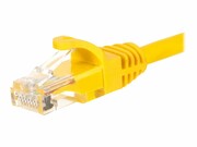 NETRACK BZPAT1P5UY Netrack patchcord RJ45, osłonka zalewana, kat. 5e UTP, 1.5m żółty NETRACK
