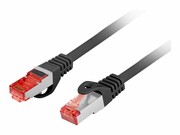 LANBERG Patchcord kat.6 FTP LSZH CU 10m czarny Fluke passed LANBERG