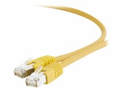GEMBIRD PP6A-LSZHCU-Y-2M Gembird patchcord RJ45, kat. 6A, SFTP, LSZH, 2m, żółty GEMBIRD