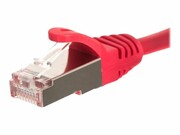NETRACK BZPAT7FR Netrack patchcord RJ45, osłonka zalewana, kat. 5e FTP, 7m czerwony NETRACK