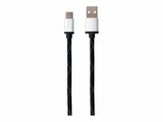 GEMBIRD CCP-USB2-AMCM-2.5M Gembird kabel USB-C 2.0 (AM/CM) metalowe wtyki, oplot nylonowy, 2.5m, czarny GEMBIRD