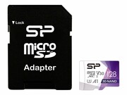 SILICON POWER Karta Pamięci Micro SDXC 128GB UHS-I U3 V30 +adapter 100MB/s SILICON POWER