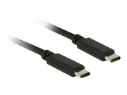 DELOCK 83673 Delock Kabel USB Type-C 2.0 męski > USB Type-C 2.0 męski 1m czarny DELOCK