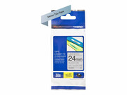 BROTHER TZEM951 Taśma Brother 24mm BLACK ON SILVER (MAT) TAPE / METALIC BROTHER