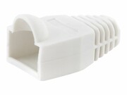 GEMBIRD BT5WH/100 Gembird osłonka wtyku RJ45, biała (100szt.) GEMBIRD