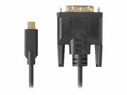 LANBERG Kabel USB-C M ->DVI-D 24+1 M 1.8m czarny LANBERG