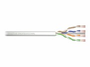 DIGITUS CAT 6 U-UTP patch cable raw length 305m paper box AWG 26/7 LSZH simplex color grey DIGITUS