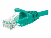 NETRACK BZPAT025UG Netrack patchcord RJ45, osłonka zalewana, kat 5e UTP, 0.25m zielony NETRACK