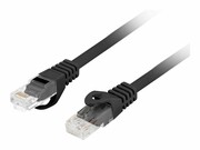 LANBERG Patchcord kat.6 UTP LSZH CU 2m czarny Fluke passed LANBERG