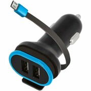 Ładowarka samochodowa FOREVER CC-02 2xUSB 3A z kablem microUSB