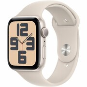 APPLE Watch SE 2gen GPS 44mm koperta z aluminium (księżycowa poświata) + pasek sportowy rozmiar S/M (księżycowa poświata)