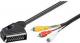 Kabel MicroConnect SCART - RCA (Cinch) x3 2m Czarny (AVPD2G) Darmowy odbiór w 26 miastach!