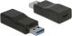 Adapter USB Delock USB A - USB C Czarny (65696) Darmowy odbiór w 26 miastach!