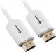Kabel Sharkoon HDMI - HDMI 2m Biały (4044951018116) Darmowy odbiór w 26 miastach!