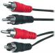 Kabel PremiumCord RCA (Cinch) x2 - RCA (Cinch) x2 RCA (Cinch) - RCA (Cinch) 5m Czarny (kjackcmm2-5) Darmowy odbiór w 26 miastach!
