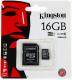 Karta pamięci Kingston MicroSDHC 16GB Class10